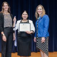 Erica and Jennifer with Ashmita